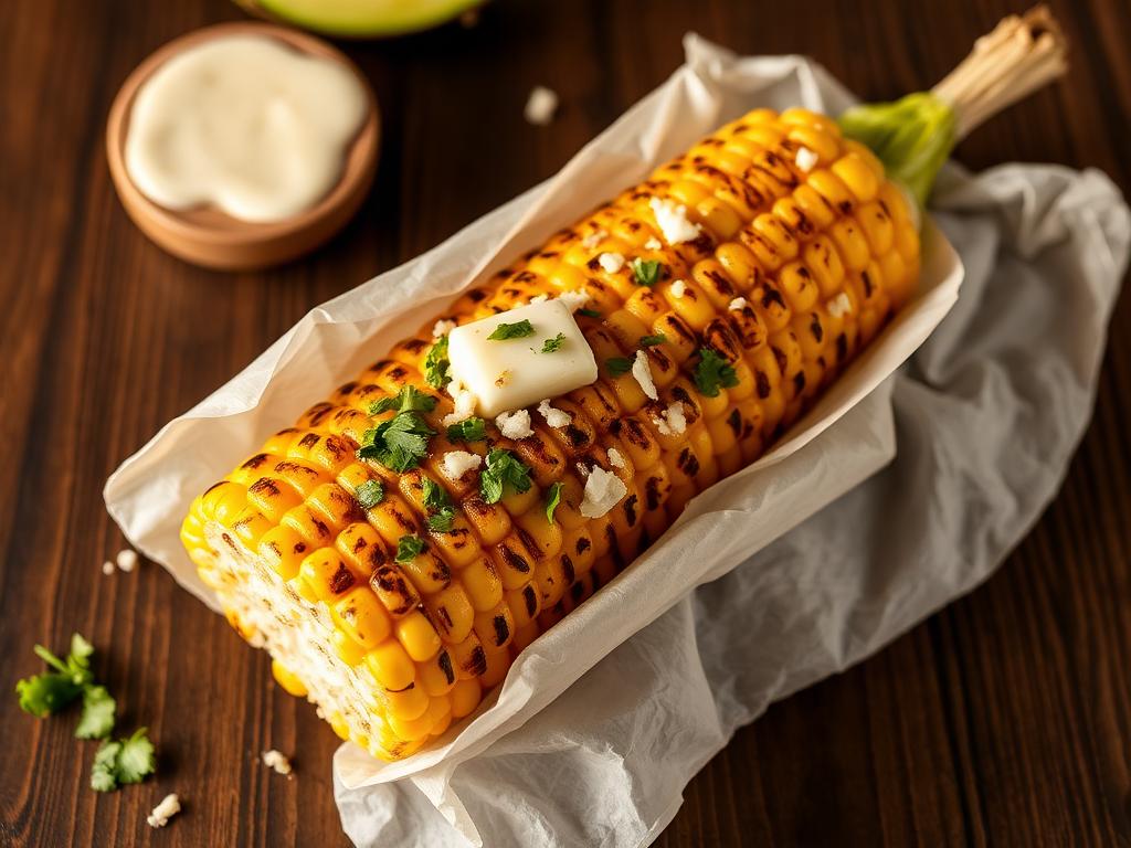 Grilled Corn — authentic Costa Rican street food from Pura Vida Food Truck in Pensacola